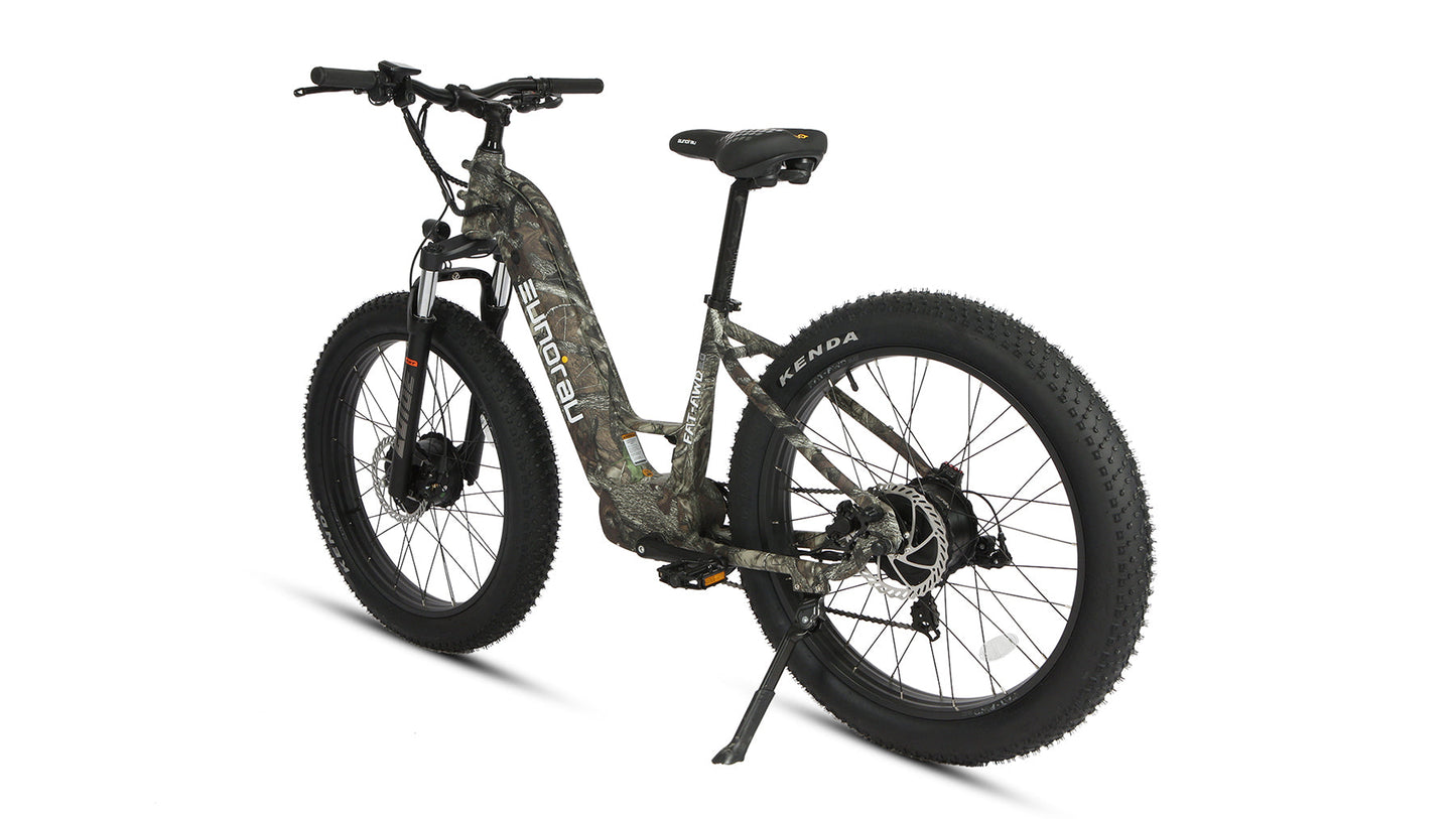 Eunorau | FAT-AWD 2.0 | FAT-AWD-SO17-HTC - Step Thru (Torque Sensor) Maple