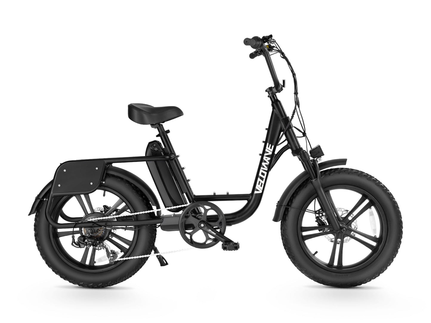 Velowave Prado S Commuter Fat Tire Electric Bike -48V 15Ah 750W hub motor - hydraulic brakes and suspension, 25MPH, Range up to 40 miles - 100% Financing Available!