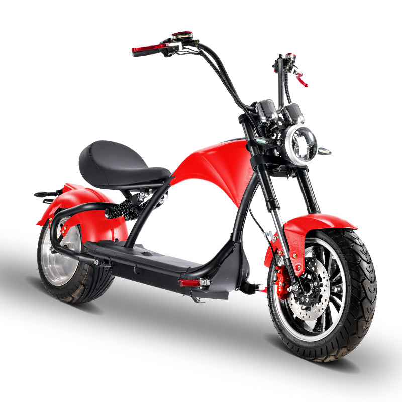 SoverSky | M3P Fat Tire Chopper Scooter | 3000W 60V 30Ah