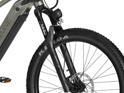 Velowave Forest SM MTB Electric Mountain Bike with Air Suspension - 48V 15Ah 500W, 28MPH, Range 60 Miles, Torque Sensor, Hydraulic Brakes - 100% Financing Available!