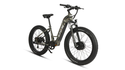 Eunorau | FAT-AWD 2.0 | FAT-AWD-SO17-HTC - Step Thru (Torque Sensor) Raven