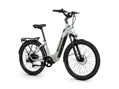 Velowave Breeze T Torque Sensor Step-Through Electric Bike - 48V 15Ah 500W, 28MPH, Max Range 90 Miles, Torque Sensor, Hydraulic Suspension, Hydraulic Brakes - 100% Financing Available!