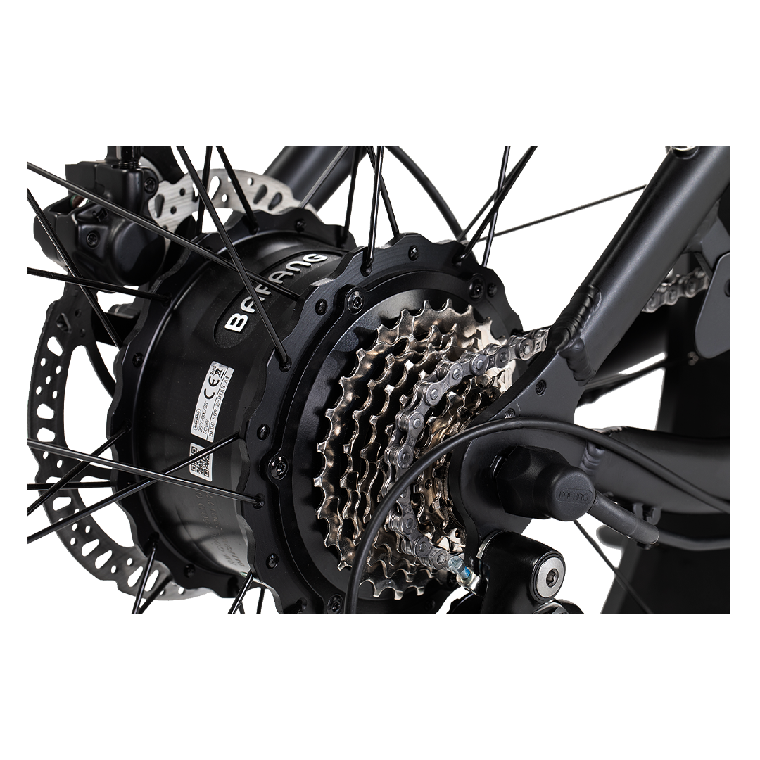 Revi Bikes Cheetah Fat‑Tire Electric Cafe Racer Bike 48v 17.5Ah 60 Mile Range 28mph - 100% Financing Available