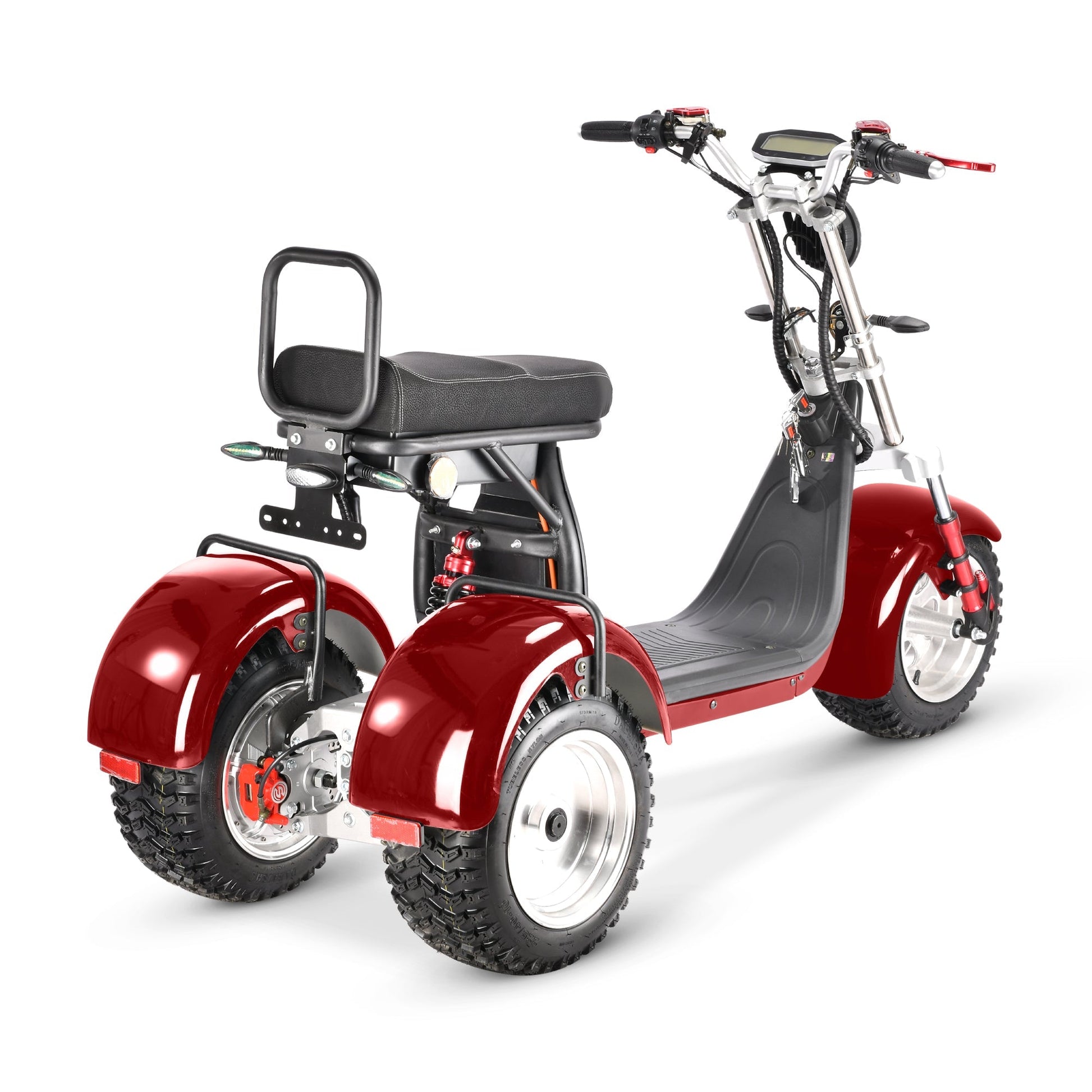 SoverSky | T7.4 Swinging Electric Trike | Dual 2000W 60V 40Ah