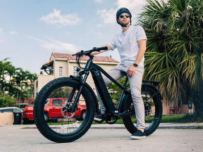 Velowave Ranger 2.0 Fat Tire All-Terrain Step-Over or Step-Through Electric Bike - 48V 15Ah 750W, 28MPH, Range 65 Miles, Hydraulic Suspension, Dual Hydraulic Brakes - 100% Financing Available!