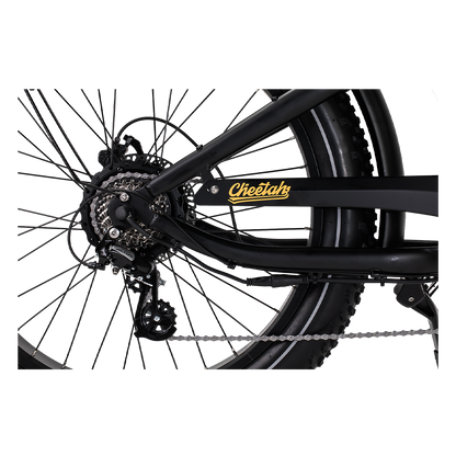 Revi Bikes Cheetah Fat‑Tire Electric Cafe Racer Bike 48v 17.5Ah 60 Mile Range 28mph - 100% Financing Available
