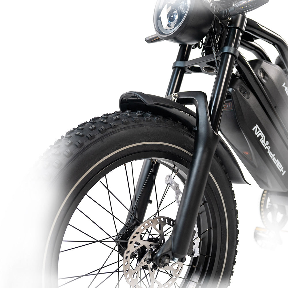 HappyRun | G70 Electric Cargo Bike 2000W Dual Battery, Long Range