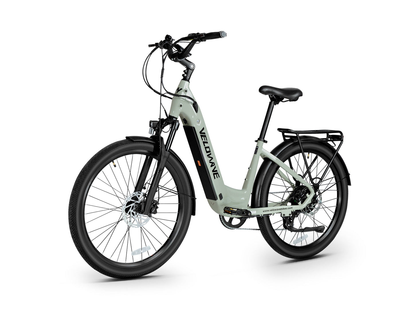 Velowave Breeze T Torque Sensor Step-Through Electric Bike - 48V 15Ah 500W, 28MPH, Max Range 90 Miles, Torque Sensor, Hydraulic Suspension, Hydraulic Brakes - 100% Financing Available!