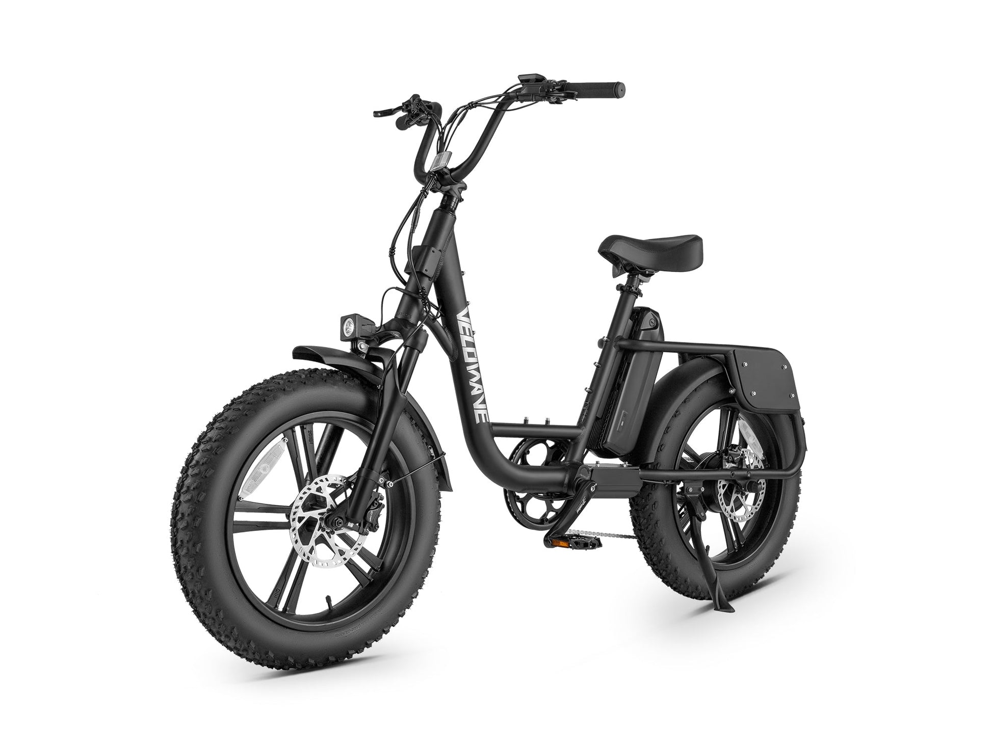 Velowave Prado S Commuter Fat Tire Electric Bike -48V 15Ah 750W hub motor - hydraulic brakes and suspension, 25MPH, Range up to 40 miles - 100% Financing Available!