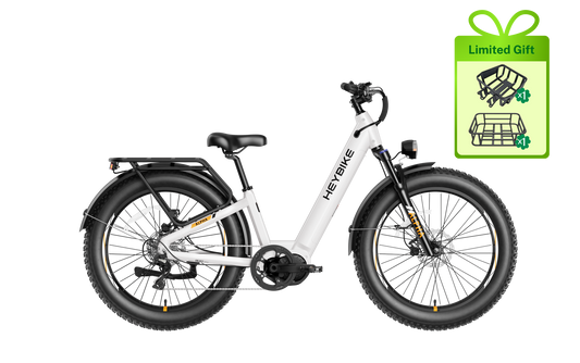Heybike Alpha Mid-Drive Fat Tire E-Bike | 105 Nm Torque