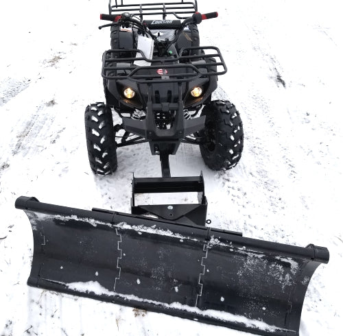 125cc Fully Automatic ATV Four Wheeler With Snow Plow UTV Utility Vehicle Snow Puncher - ATV-3125XR8-U-Plow Rider 8