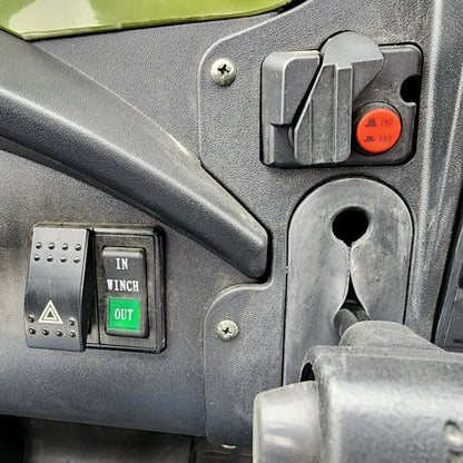 800cc UTV 2 Seater Golf Cart 4x4 Utility Vehicle EFI W/Dump with Plow - Avalanche 800 Green
