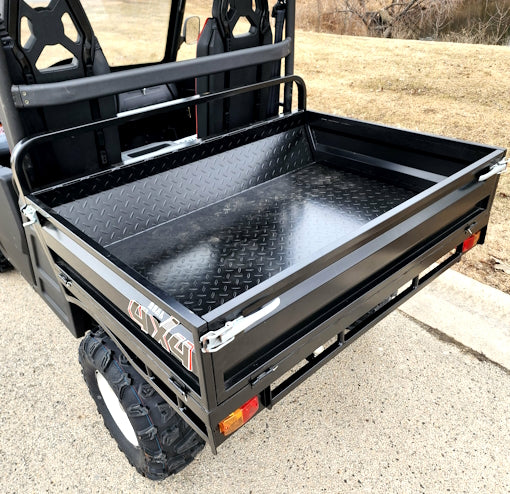 800cc UTV 2 Seater Golf Cart 4x4 Utility Vehicle EFI W/Dump with Plow - Avalanche 800 Green