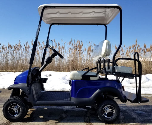 Electric Termite Golf Cart Mini Four Seater Optionally Fully Loaded - BLUE