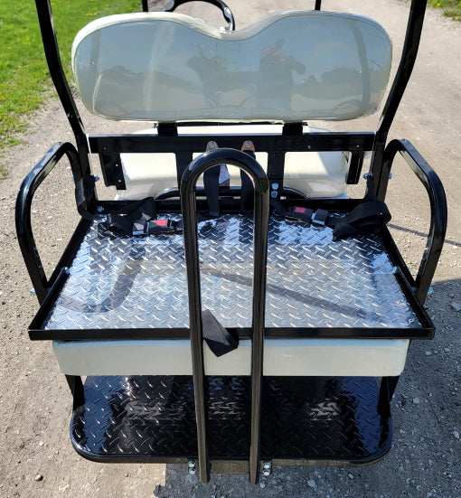 Electric Termite Golf Cart Small Four Seater Optionally Fully Loaded - White