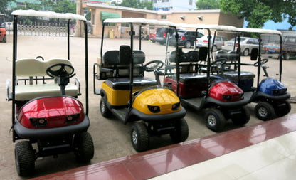 Electric Termite Golf Cart Small Four Seater Optionally Fully Loaded - White