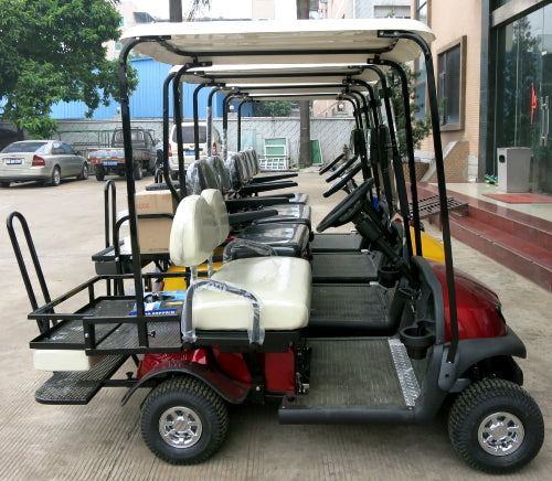 Electric Termite Golf Cart Small Four Seater Optionally Fully Loaded - White