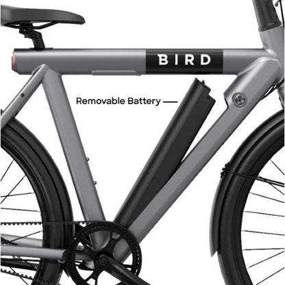 Bird - A-Frame eBike, 500Watt Motor Electric Bike, 50mi Max Range, Embedded Dash Display, Removable Battery, and App Compatible