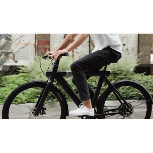Bird - A-Frame eBike, 500Watt Motor Electric Bike, 50mi Max Range, Embedded Dash Display, Removable Battery, and App Compatible Moped With Pedals 182 - Grey