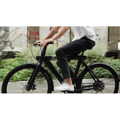 Bird - A-Frame eBike, 500Watt Motor Electric Bike, 50mi Max Range, Embedded Dash Display, Removable Battery, and App Compatible Moped With Pedals 182 - Grey