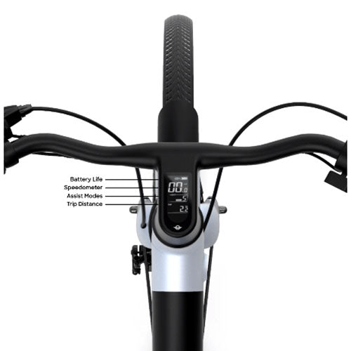 Bird - V-Frame eBike, 500Watt Motor Electric Bike, 50mi Max Range, Embedded Dash Display, Removable Battery, and App Compatible