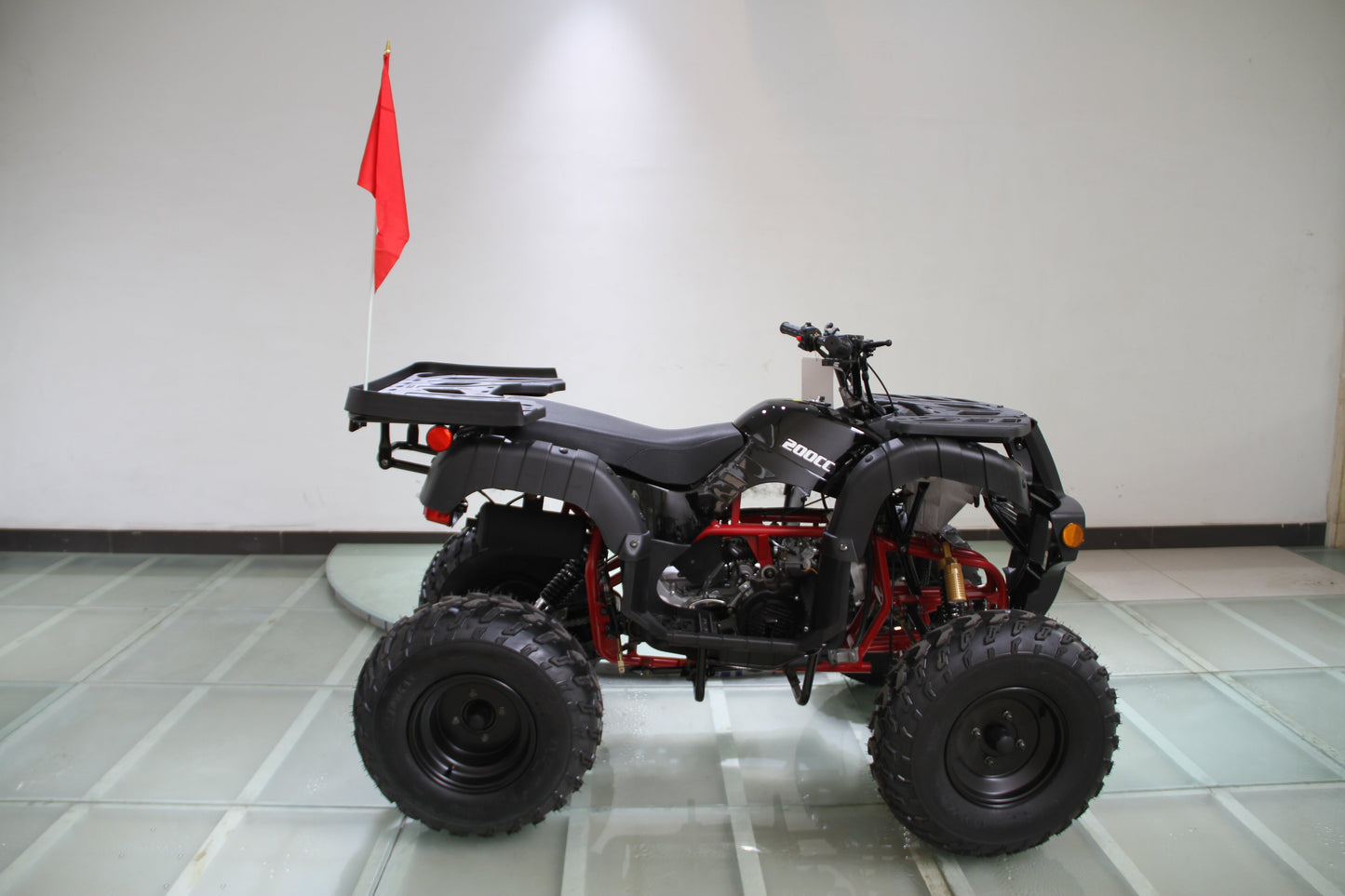 RPS Desert 200 Utility 200ATV-21 Adult ATV - 149cc, Automatic, Reverse, 21" Tires, Dual Racks, LED Lights with Free Battery Charge, up to $49 value
