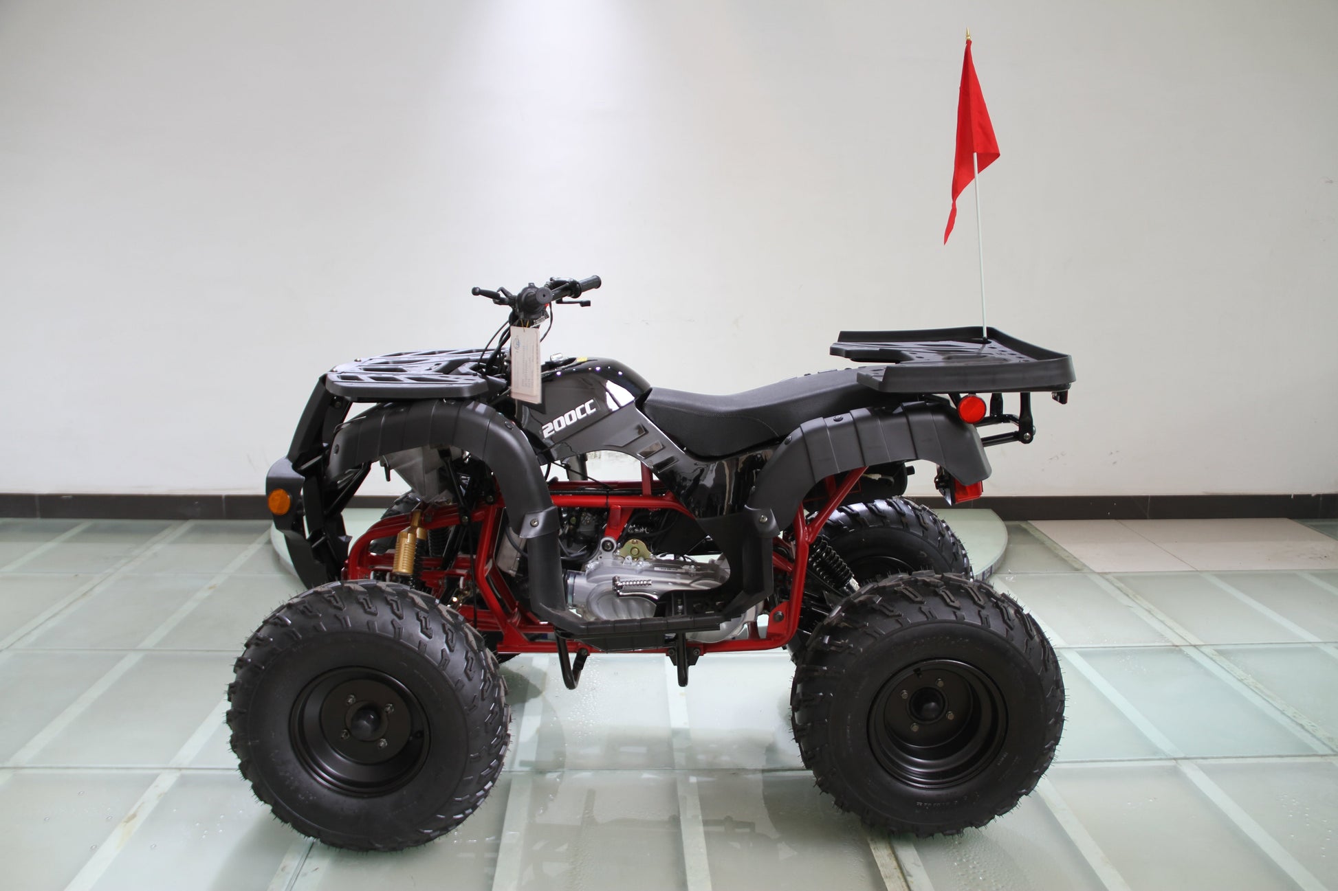 RPS Desert 200 Utility 200ATV-21 Adult ATV - 149cc, Automatic, Reverse, 21" Tires, Dual Racks, LED Lights with Free Battery Charge, up to $49 value