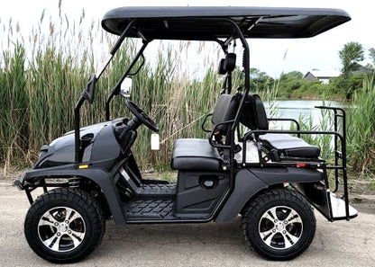 GSI - 200cc GVX -  Gas Golf Cart UTV Hybrid Linhai Big Hammer 200 GVX Side by Side UTV With Custom Rims/Tires - XY200U-B