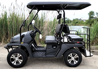 GSI - 200cc GVX -  Gas Golf Cart UTV Hybrid Linhai Big Hammer 200 GVX Side by Side UTV With Custom Rims/Tires - XY200U-B