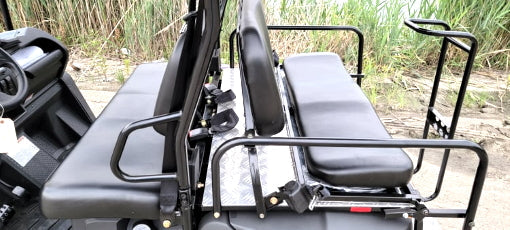 GSI - 200cc GVX -  Gas Golf Cart UTV Hybrid Linhai Big Hammer 200 GVX Side by Side UTV With Custom Rims/Tires - XY200U-B