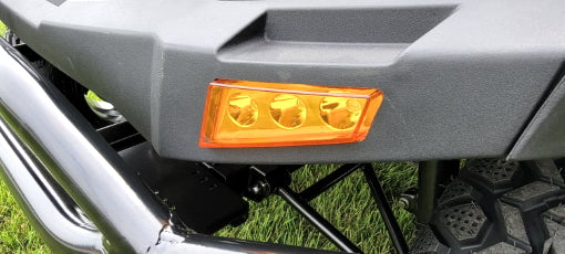 GSI - 200cc GVX -  Gas Golf Cart UTV Hybrid Linhai Big Hammer 200 GVX Side by Side UTV With Custom Rims/Tires - XY200U-B