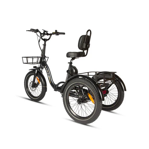Eunorau ONE-TRIKE 2.0 Folding Electric Trike 48V 500W, upto 50 Mile Range -  100% Financing Available!
