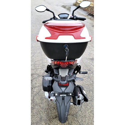 200cc 4 Stroke EFI Gas Moped Scooter W/ LED Lights - CLASH 200 WHITE Without Pedals 182