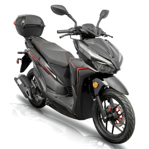 GSI - 200cc Gas 4 Stroke EFI Gas Moped Scooter W/ LED Lights - CLASH 200