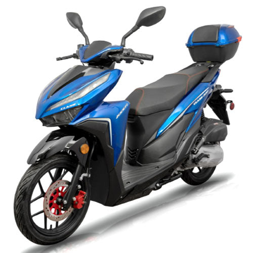 GSI - 200cc Gas 4 Stroke EFI Gas Moped Scooter W/ LED Lights - CLASH 200