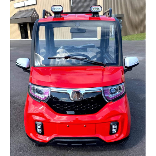 Coco Coupe Rainbow Edition 60v Electric 4 Seater Golf Cart LSV Car - Pride Ride