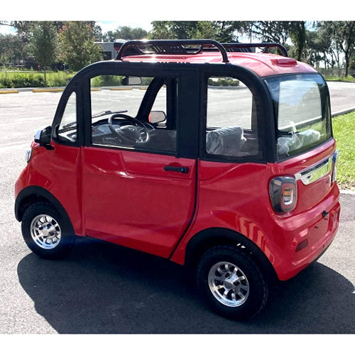 Coco Coupe Rainbow Edition 60v Electric 4 Seater Golf Cart LSV Car - Pride Ride
