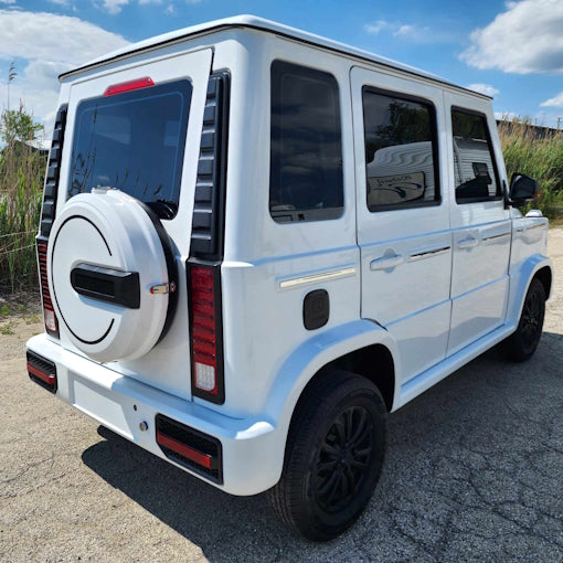 GSI - Coco Boxer Electric Golf Cart LSV 4 Passenger Low Speed Vehicle With AC & Heat