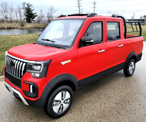 GSI - Coco Truck - Electric Truck Golf Car 4 Seater LSV Low Speed Vehicle 60v Coco Truck Golf Cart With AC & Heat - Coco Truck
