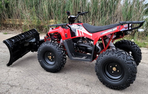 200cc ATV With Snow Plow Auto. w/Reverse 200 Quad Four Wheeler & Plow