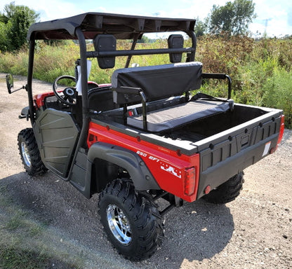 650cc 4x4 UTV 4 Seater Golf Cart Contender Edition Utility Vehicle EFI W/Upgraded Rims & Rear Seat - Comrade 650