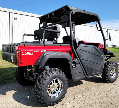 650cc 4x4 UTV 4 Seater Golf Cart Contender Edition Utility Vehicle EFI W/Upgraded Rims & Rear Seat - Comrade 650