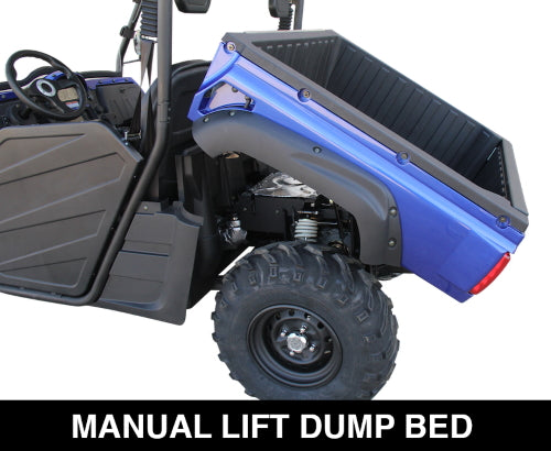 650cc Mammoth Comrade 4x4 UTV With Tuff Lift 84" Sidekick Snow Plow Hydraulic Up/Down L/R