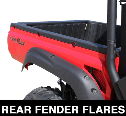 650cc 4x4 UTV 4 Seater Golf Cart Contender Edition Utility Vehicle EFI W/Upgraded Rims & Rear Seat - Comrade 650