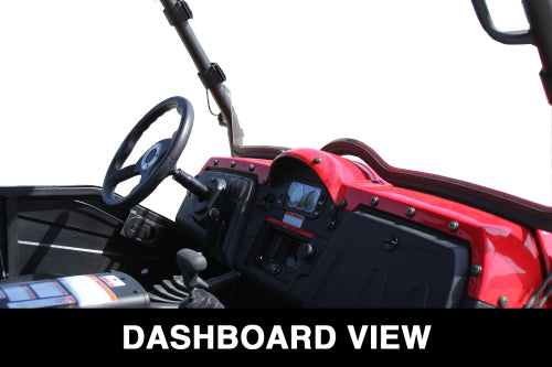 650cc 4x4 UTV 4 Seater Golf Cart Contender Edition Utility Vehicle EFI W/Upgraded Rims & Rear Seat - Comrade 650