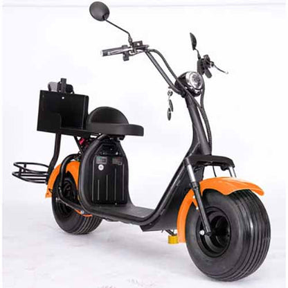 GSI - 2000W Electric Fat Tire Trike 60V 3 Wheel Scooter Moped Bike w/ Golf Rack Like CityCoco Bike - CT-3G