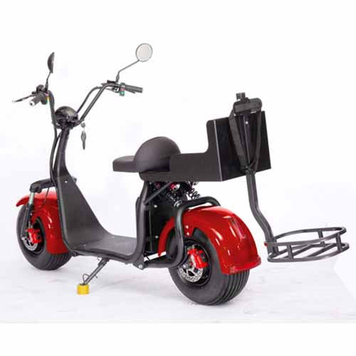 GSI - 2000W Electric Fat Tire Trike 60V 3 Wheel Scooter Moped Bike w/ Golf Rack Like CityCoco Bike - CT-3G