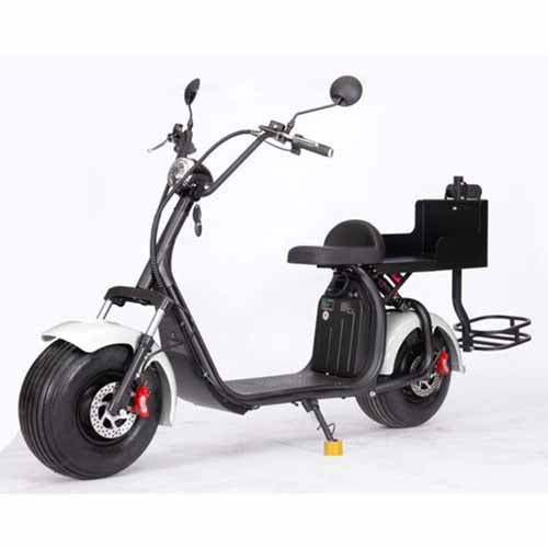 GSI - 2000W Electric Fat Tire Trike 60V 3 Wheel Scooter Moped Bike w/ Golf Rack Like CityCoco Bike - CT-3G