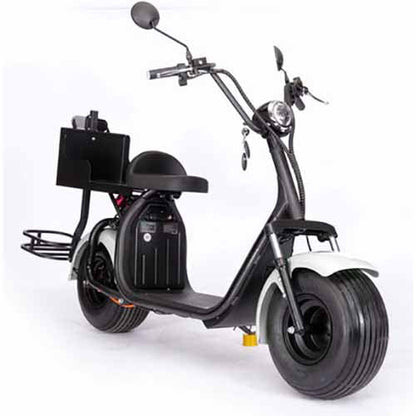 GSI - 2000W Electric Fat Tire Trike 60V 3 Wheel Scooter Moped Bike w/ Golf Rack Like CityCoco Bike - CT-3G