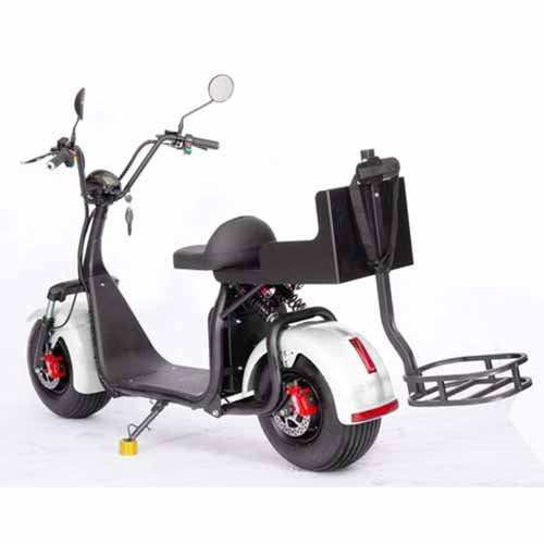 GSI - 2000W Electric Fat Tire Trike 60V 3 Wheel Scooter Moped Bike w/ Golf Rack Like CityCoco Bike - CT-3G